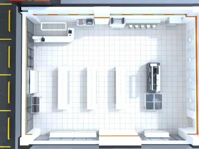 Seven Eleven - Convenience Store 2 3D model