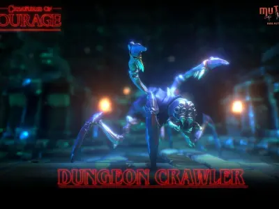 Creatures of Courage - Dungeon Crawler Low-poly 3D model