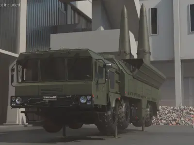  Armored Rocket Carrier In Attack Mode 