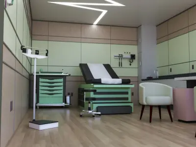 MEDICAL SPACES-DOCTOR OFFICE-GENERAL CLINIC 3D model