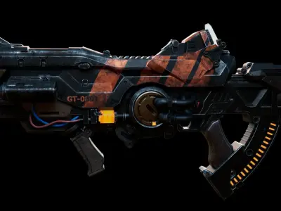 Si fi gun 3D model