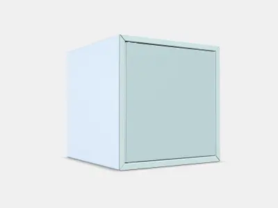 EKET Cabinet with door Low-poly 3D model