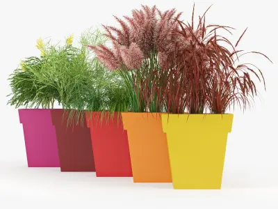 IL VASO OUTDOOR PLANTER color 3D model
