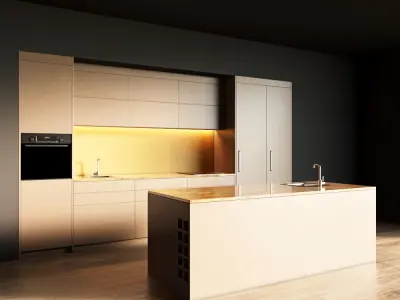 17-Kitchen5 matte 2 3D model