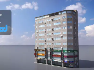 TW Buildings 007 3D model