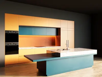 13-Kitchen1 matte 2 3D model