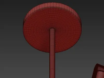 Pelle gold x pendant light 3D model