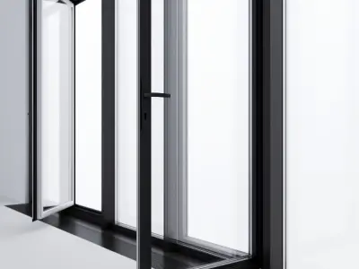 Sliding doors Free 3D model