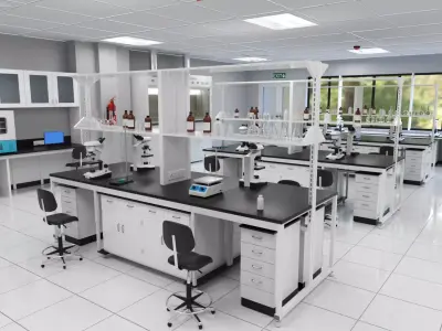 Science Laboratory 3D model