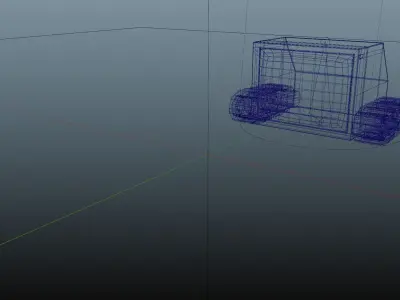 Rocotank Full Rig and Animated Low-poly 3D model