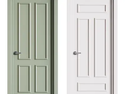 Modern entrance door 88 3D model