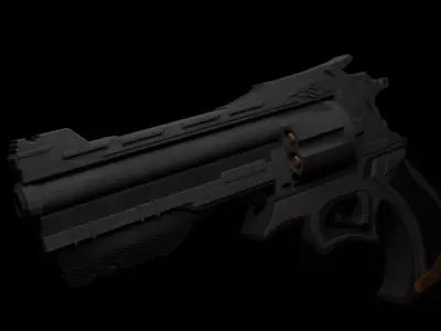 Sci-Fi model gun 3D model
