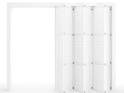 Interior folding shutter door  3D model