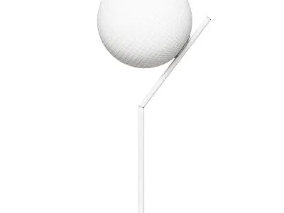 Desktop Designer lamp IC T1 HIGH by Flos 3D model