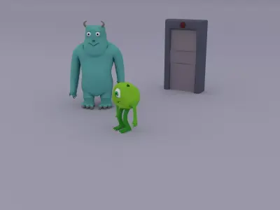 MONSTERS UNIVERSITY MOVIE 3D model