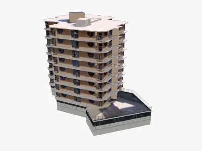 29 George Street Low-poly 3D model