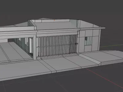 Dominican Home 3D model