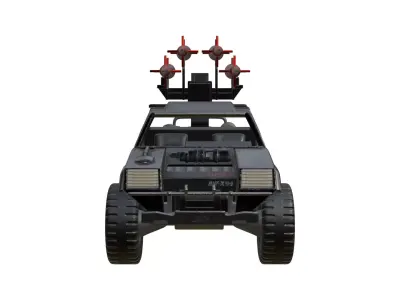 GI Joe Light Vehicle Assault Bundle 3D model
