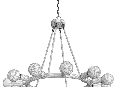 AUDREY CHANDELIER Low-poly 3D model