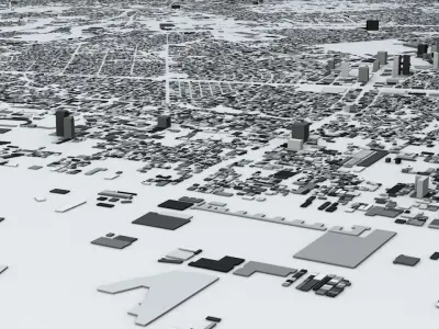 Manila Streets and Buildings 3D model