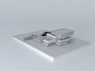 Nice Modern House Free 3D model