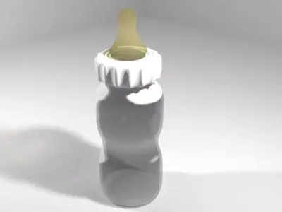 Pacifeeder baby bottle 3D model