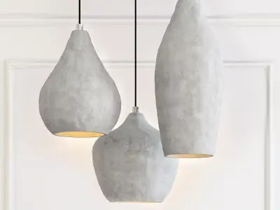 Beton pendant 7 3D model