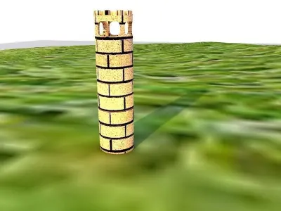 3d model castel square frame 3D model