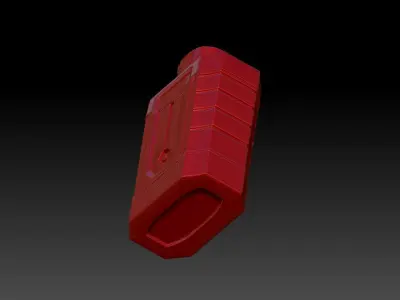 Futuristic Battery - Realistic Model 3D model