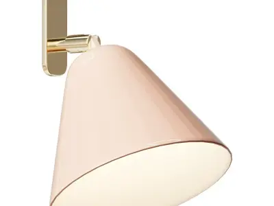 Wall sconce made of Copita metal 3D model