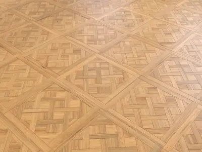 Parquet - Laminate - Wooden floor 3 in 1 Low-poly 3D model 6