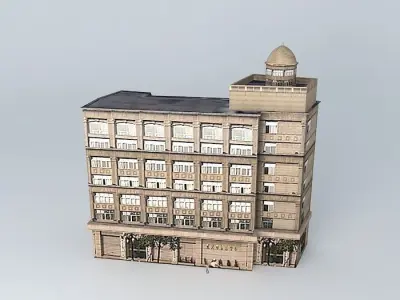Wuhan building 3D model