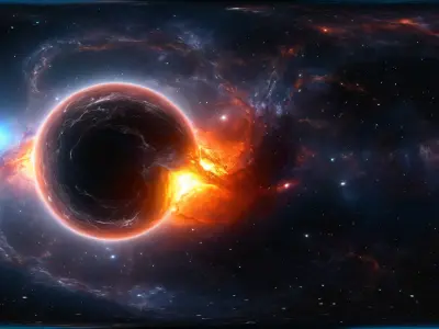 HDRI Black Hole 3D model