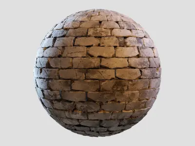 Old damaged raw cinder block brick texture da1 Texture