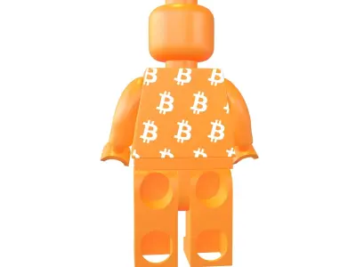 Lego Mini Figure v1 020 Low-poly 3D model