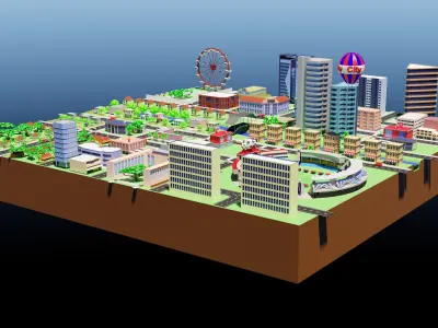 dream city 3D model