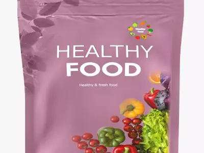 stand up pouch v13 PBR 3D model