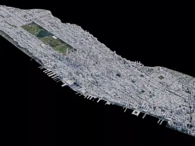 Manhattan - USA 3D model