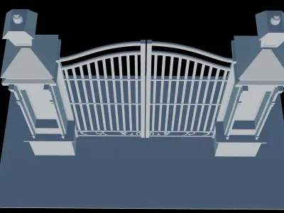 Iron gate v2 3D print model