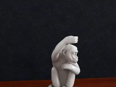 Monkey Bra2 3D print model