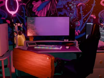 Preview room before starting a video or stream 3D model