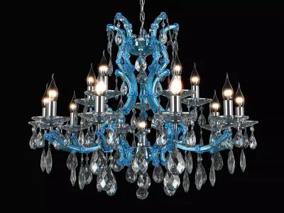 698165 ChampaBlu Osgona Chandelier 3D model