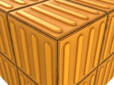 Street Pavement Tactile Directional 001 Texture