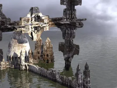 Aztec Sci-Fi Winter collection 3D model