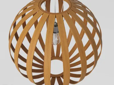 Bentwood Pendat Round by West Elm 3D model
