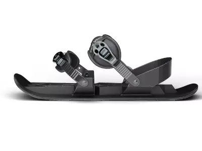 Snowboards mounts and Skates Low-poly 3D model