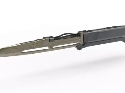 Concept Vibroblade of Mandalorian 3D print model