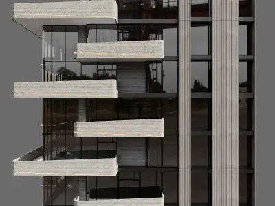 RESIDENTIAL BUILDING NO92 A 3D model