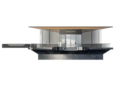 Floating berth 3D model