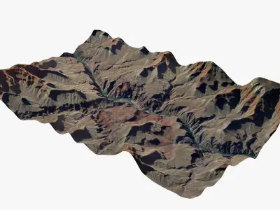 Grand Canyon 3D model